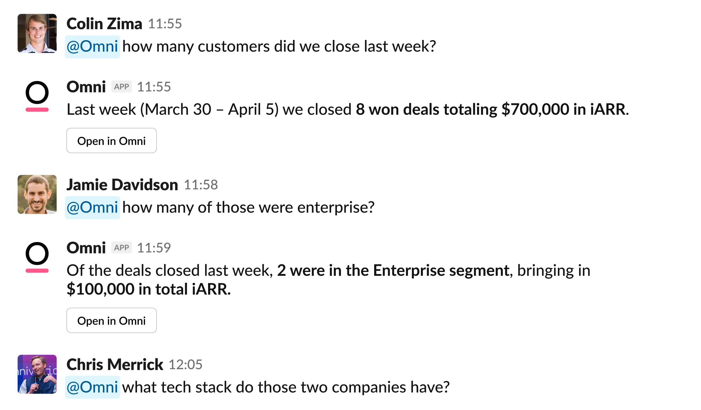 Omni Slack Agent